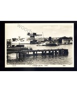 iw274 - Isle of Wight - Ferry &amp; HMS at J S Whites Shipyard at Cowes - po... - $3.81