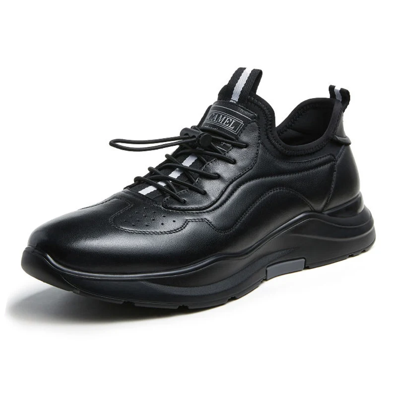Men&#39;s  Sport Running Shoes Male Sneakers Luxury Plus Velvet Soft Sole Le... - £95.88 GBP