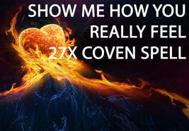 Haunted 27X Full Coven Show Me How You Really Feel Now Extreme Magick 98 Witch - £10.94 GBP