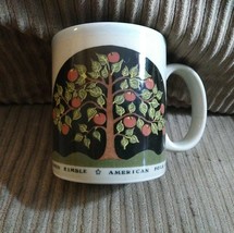 Warren Kimble Otagiri American Folk Art Mug Apple Tree Japan 12 oz - £20.99 GBP