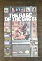 1992 WWF Wrestle Mania Steel Cage Challenge Full Page Original Ad - £5.30 GBP