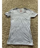 Jenni Active V-Neck Top Girls Size Small Blue Short Sleeve Basic Play Cl... - €5,14 EUR