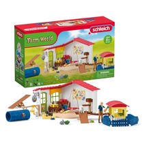 Schleich Farm World, Animal Toys for Kids, Pet Hotel Playset with Baby Animal Fi - £71.81 GBP