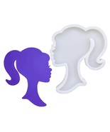 Barbie Doll Silhouette Resin Fondant Silicone Mold - $10.00