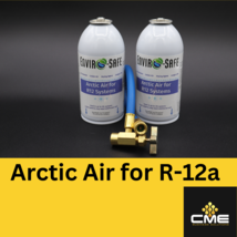 Arctic Air for R12, Auto AC Coolant Refrigerant Support, 2 cans &amp; Brass ... - $30.50