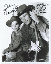 CHUCK CONNORS &amp;  JOHNNY CRAWFORD SIGNED PHOTO 8X10 RP AUTOGRAPHED THE RI... - $19.99