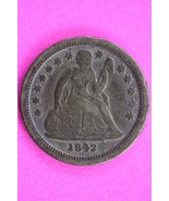 1842 O Seated Liberty Dime Exact Silver Coin In Pics Scarce Semi Key Dat... - $239.62 CAD