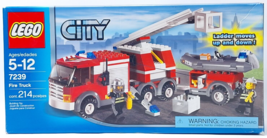 Lego CITY: Fire Truck (7239) 100% Complete w/Box - £31.07 GBP