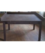 Antique Solid Wood Drafting Table – with Drawer – GREAT USEFUL OLD TABLE... - $479.44 CAD
