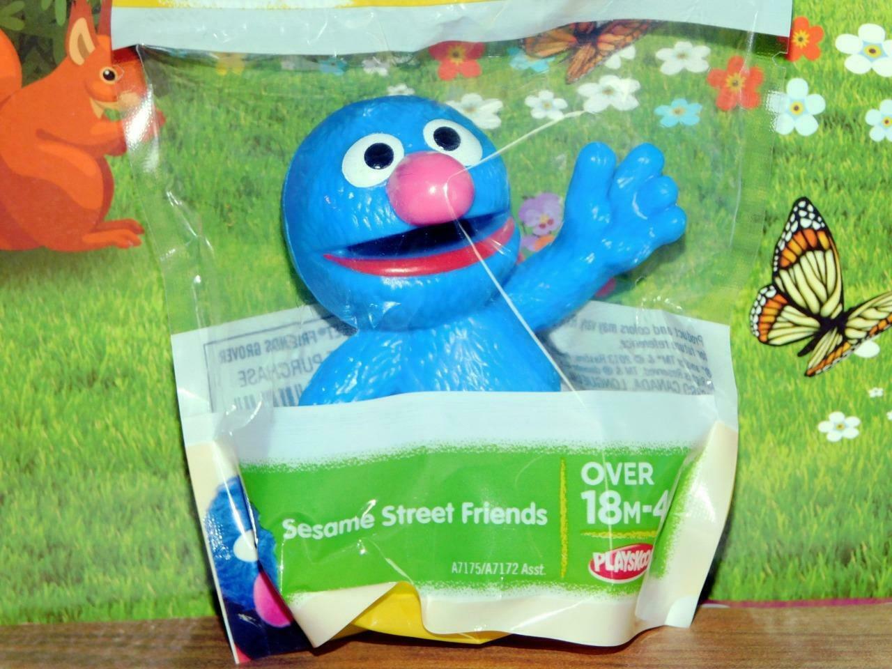 Grover Figurine Sesame Street Playskool 3" Cake Topper 18M to 4 yr Brand New - $3.95