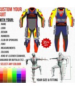 Custom Motorcycle Leather Racing Suit with Advanced Protection - $359.00
