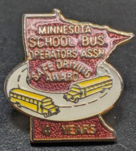 Vintage Minnesota MN School Bus Operators Assn 4 Years Safe Driving Awar... - $9.89