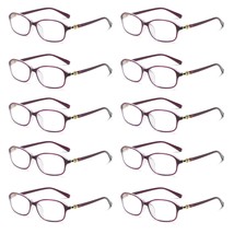 10 PK Womens Blue Light Blocking Reading Glasses Readers for Computer Pa... - $20.49