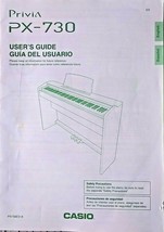 Casio PX-730 Digital Piano Keyboard Original Owners Manual Book, English... - £27.24 GBP