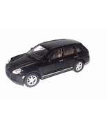 PORSCHE CAYENNE TURBO BLACK WELLY 1/32 DIECAST CAR COLLECTOR&#39;S MODEL , NEW - $39.51