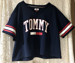 Women’s Tommy Hilfiger Short Sleeve Cropped Jersey Shirt Size XL - $17.05