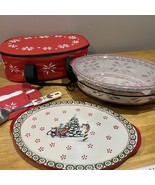 Temptations By Tara Christmas Set Casserole Keep Warm Complete Set Open Box - $138.92 CAD