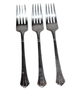 3 Estia Dorian Stainless Steel Flatware Dinner Forks 7 3/8&quot; - $20.51 CAD