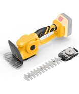 Cordless Hedge Trimmer Compatible with Dewalt 20v Battery, 2 in 1 Handheld - $67.30