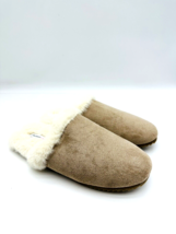 Isaac Mizrahi Microsuede Classic Slipper Faux Fur- Camel, US 8M - £17.58 GBP