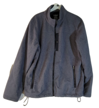 LL Bean Jacket Polyester Gray Mens XL Full Zip - £22.03 GBP