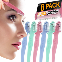 6 Pack  Eyebrow Razor Trimmer [Extra Precision] Disposable Facial Hair S... - £6.25 GBP