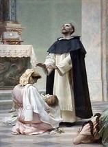 Miracle of St Dominic – Vlaho Bukovac – Catholic Art Print – Catholic Gift – Arc - $14.95+