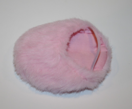 3&quot; Doll Teddy Bear Fuzzy Pink Slipper House Shoe Replacement Furry One S... - $110.34 MXN