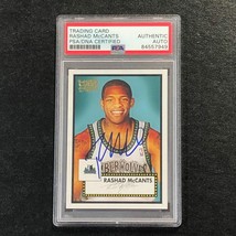 2005-06 Topps 1952 Style #134 Rashad McCants Signed Card AUTO PSA Slabbed Minnes - £37.38 GBP