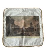 Vintage Dublin Ireland Castle Gate Pillow Cover Irish Architectural Prin... - $23.40
