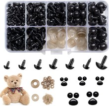 270PCS Safety Eyes and Noses Black Plastic Eyes and Teddy Bear Nose with  - $316.07 MXN