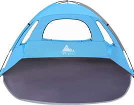 Nxone Beach Tent Sun Shade Shelter For 2-4 Person With Uv Protection, Extended - £41.85 GBP