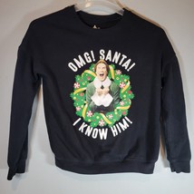 Elf Ugly Christmas Sweatshirt Kids XS Omg Santa I Know Him Unisex Ugly Sweater - £7.51 GBP