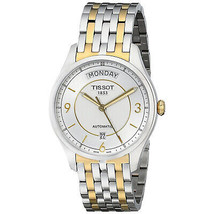 Tissot Men&#39;s T-Classic White Dial Watch - T0384302203700 - £390.29 GBP