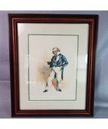 Capt. Cuttle from Dombey &amp; Son Charles Dickens Framed Print KYD 11-5/8&quot;x... - £26.43 GBP