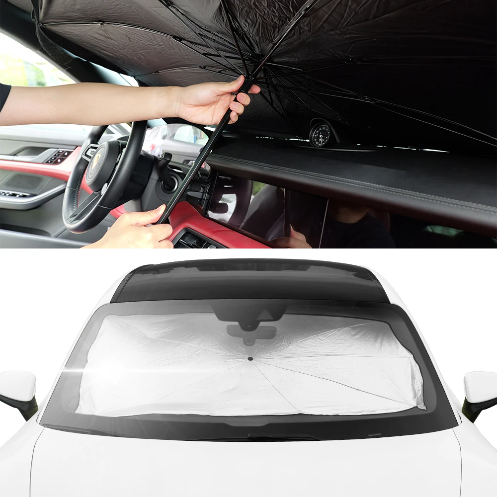 Car Windshield Sun Shade Umbrella Cover Front Window Anti UV Sun Protection - £16.99 GBP+