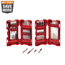 Impact Duty Drill and Alloy Steel Screw Driver Bit Set (60-Piece) - $79.00