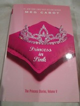 The Princess Diaries Volume V Princess in Pink Hardcover Book by Meg Cabot New - £7.89 GBP