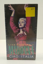 Madonna Ciao Italia Live From Italy VHS RARE Guaranteed Factory SEALED - £18.82 GBP
