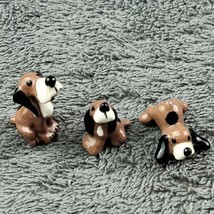 Vintage Hagen Renaker Miniature Hounds Pups Retired Ceramic Figurine Lot... - $32.73
