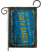 South Dakota Vintage - Impressions Decorative Garden Flag G142986-BO - £16.01 GBP