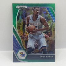 2021 Panini Prizm Draft Picks Basketball Joel Embiid #59 Green Kansas Jayhawks - £1.57 GBP