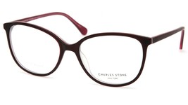 New Charles Stone NY304 Burgundy Eyeglasses Glasses Frame 53-17-140mm B42mm - £59.67 GBP