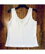 Meant To Be Seen Vintage 1980’s Sears White Lace V Neck Camisole Size 34... - £17.56 GBP