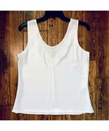 Meant To Be Seen Vintage 1980’s Sears White Lace V Neck Camisole Size 34... - $29.79 CAD