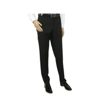 Men RENOIR Suit Solid Two Button Business Formal Classic Regular Fit 201-1 Black image 10