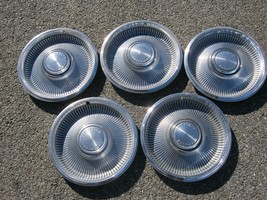 Lot of factory 1967 Chrysler New Yorker 14 inch hubcaps wheel covers - $69.78