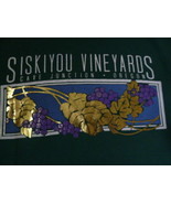 Siskyou Vineyards Souvenir T Shirt Size L Cave Junction Oregon Hanes 50/50 - $18.94 CAD