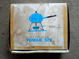 Gourmet International 18-9 Stainless Steel Fondue Set No. 86-14911113 - £16.66 GBP