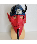 2003 Disguise BAD SEED Devil Horn Red Halloween Mask - $71.25 CAD